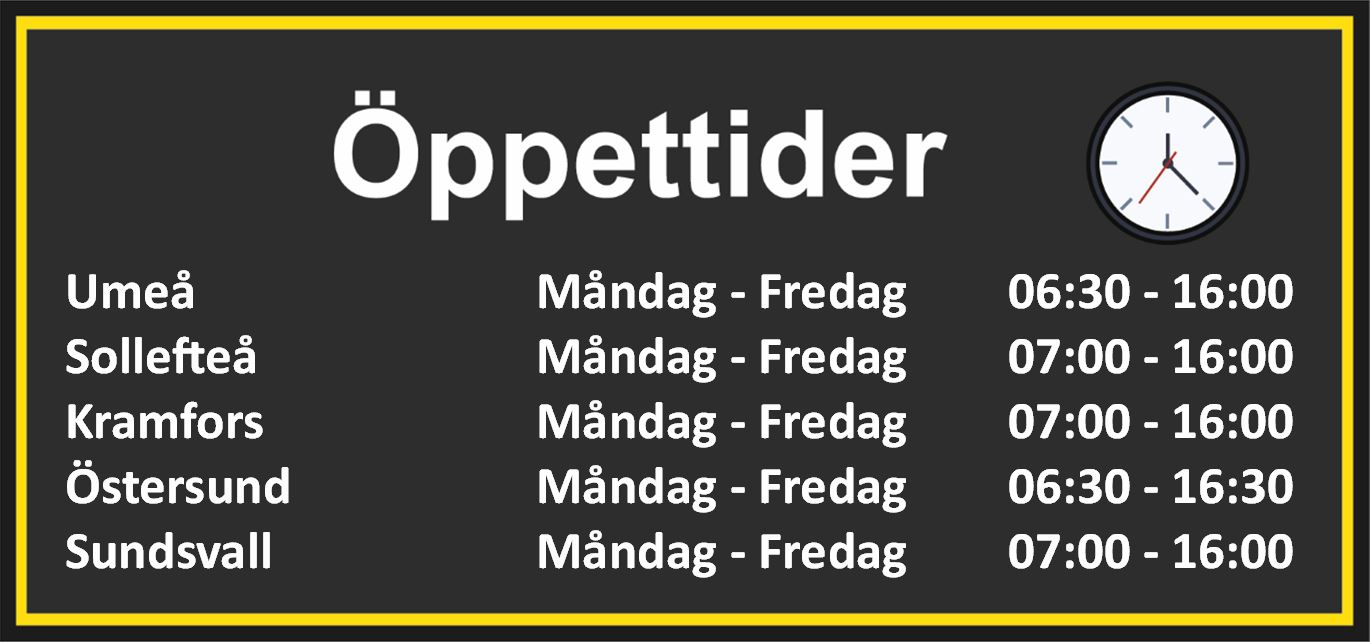 Öppettider